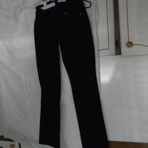 Womens Levi Strauss Denim Jeans sz 8 L/c  Straight Leg 505 blk